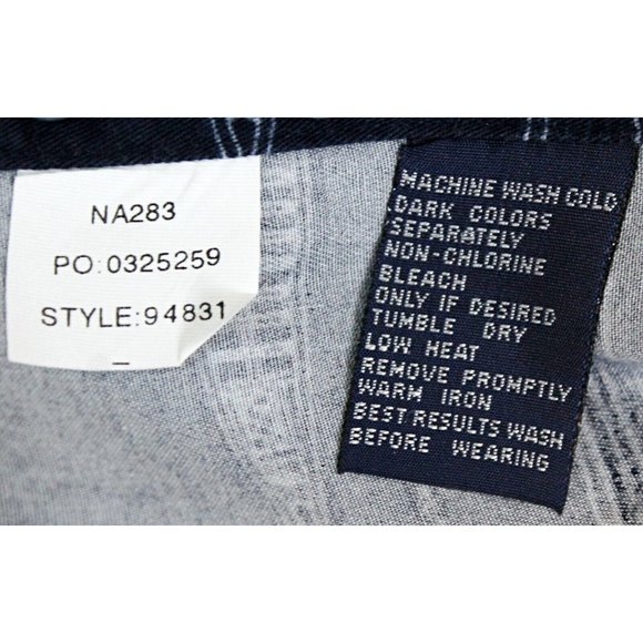 Chaps Ralph Lauren Men Sz L Blue Nautical Boat Sailboat Blueprint Hull Button up - Picture 9 of 10